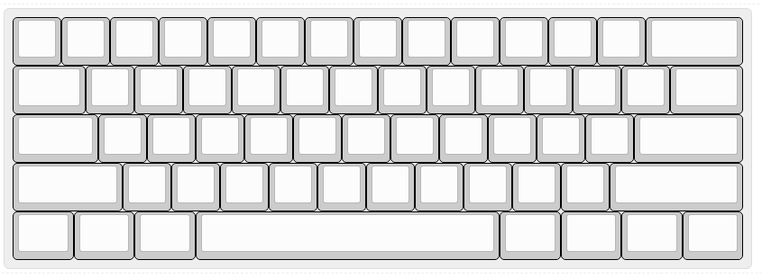 transparent keyboard layout
