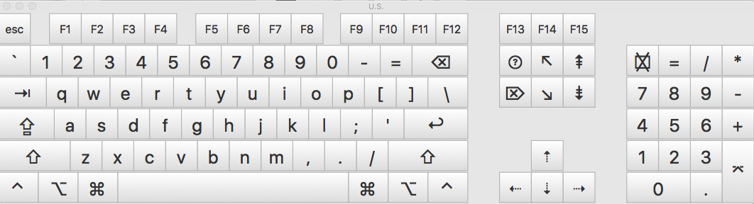 Example mac keyboard viewer